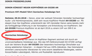 ikonisches Holzdesign beim Kopfhörer
