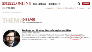 Eine Debatte unterbleibt