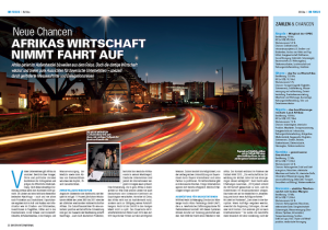 Afrikas Wirtschaft nimmt Fahrt auf