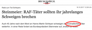 mutmaßlich im Tagesspiegel