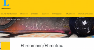 Ehrenmann ist Jugendwort des Jahres 2018