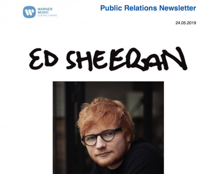 Kollaboration ist der Titel von Sheerans neuem Album