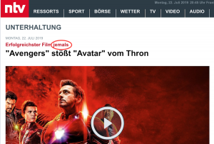ever übertragen aller Zeiten