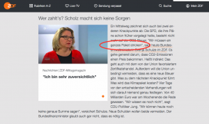Paket stricken ist ein schiefes Bild.