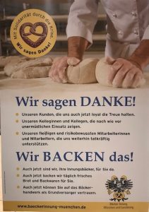 Corona-Wortspiel backen statt packen