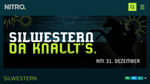Bildschirmfoto von RTL+ zu Silwestern