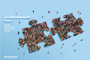 Abbildung des Titelbild des Thüga Jahresberichts 2024